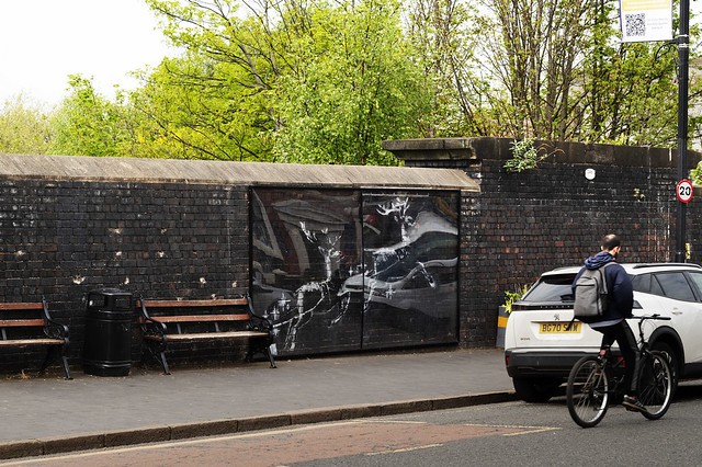 Banksy - "God Bless Birmingham"