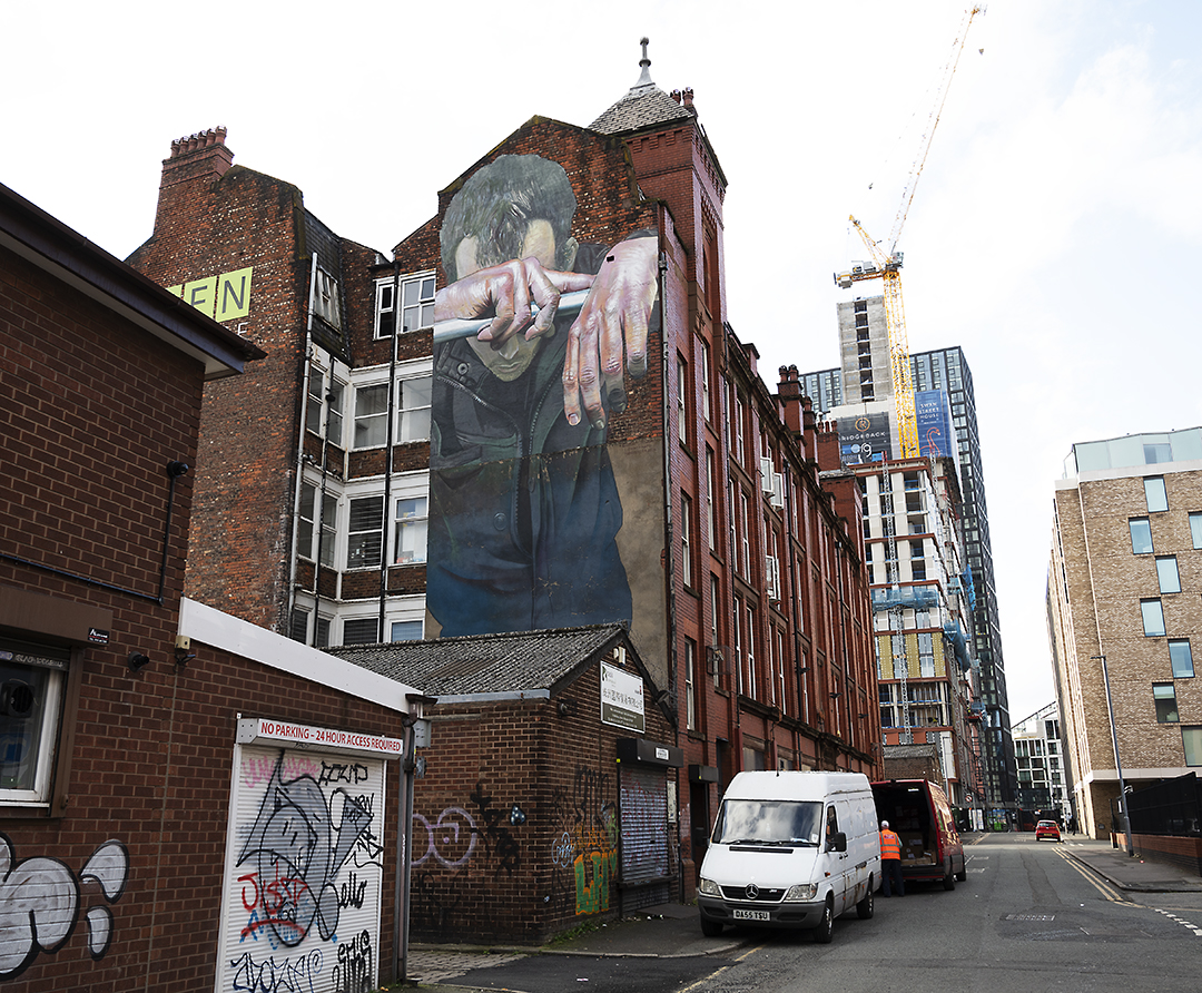 Manchester street art mural